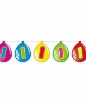 1 jaar leeftijd versiering ballon slinger 10 meter trend