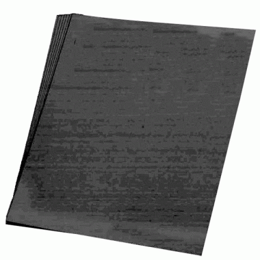 15x vellen karton zwart 48x68 cm