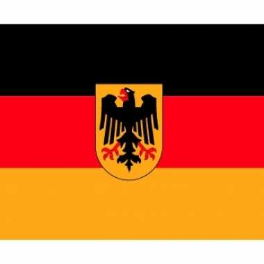 20x vlag duitsland stickers 10 cm