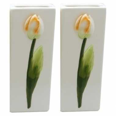 2x radiator waterverdamper/luchtbevochtiger tulp 20 cm