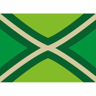 5x achterhoekse vlag stickers 7.5 x 10 cm