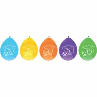 Abraham thema party ballonnen 50 jaar 30 stuks