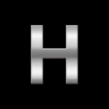 Alfabet stickers letter h