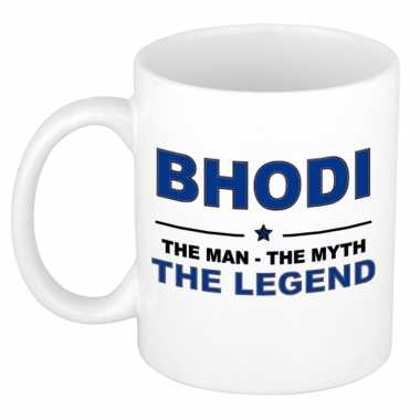 Bhodi the man the myth the legend collega kado mokken bekers 300 ml trend