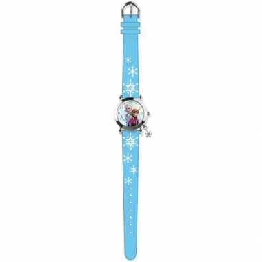 Blauw disney frozen analoog horloge voor meisjes