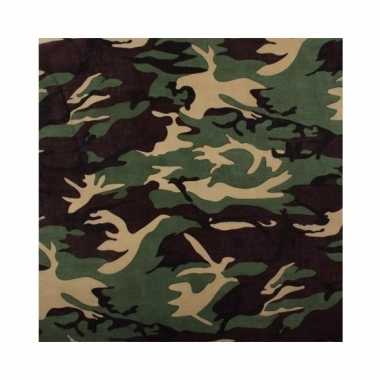 Camouflage woodland bandana