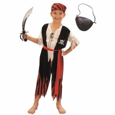 Compleet piraten kostuum maat l voor kinderen