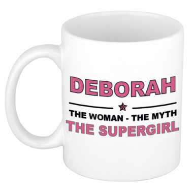 Deborah the woman the myth the supergirl collega kado mokken bekers 300 ml trend