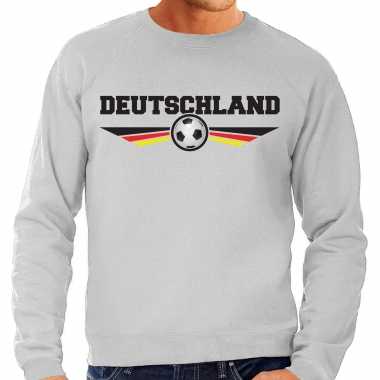 Duitsland / deutschland landen / voetbal sweater grijs heren