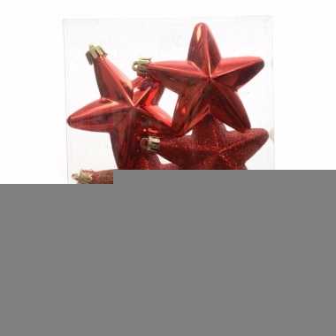 Elegant christmas rode kerstversiering sterren
