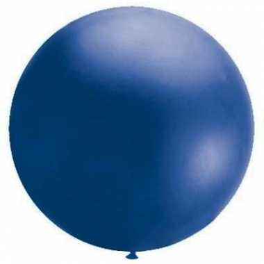 Grote decoratie ballonnen blauw 90 cm