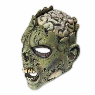 Halloween - latex horror masker zombie brain
