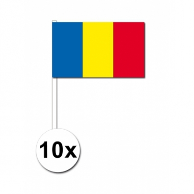 Handvlag roemenie set van 10