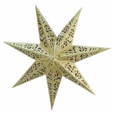 Hangdecoratie kerstster 45 cm