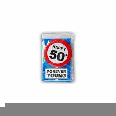 Happy birthday leeftijd kaart 50 jaar