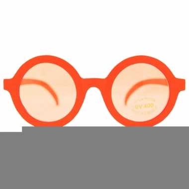 Harry bril met ronde glazen oranje