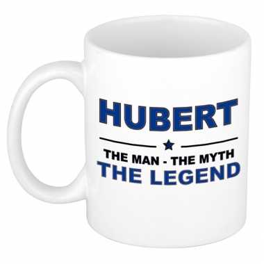 Hubert the man the myth the legend collega kado mokken bekers 300 ml trend