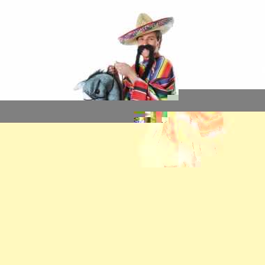 Instap kostuum mexicaan op ezel