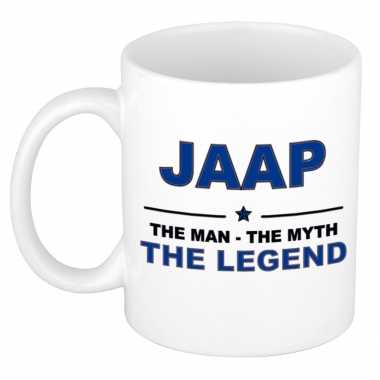 Jaap the man, the myth the legend collega kado mokken/bekers 300 ml