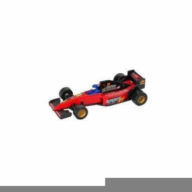Kinder cadeau model speelgoed auto formule 1 rood