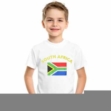 Kinder shirts met vlag van zuid-afrika