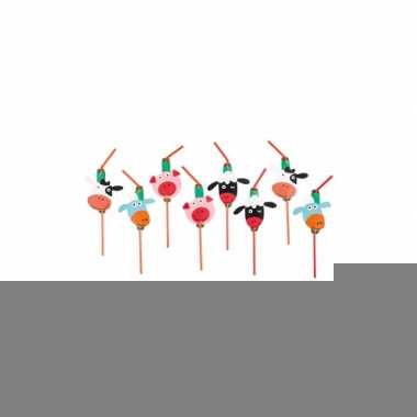 Kinderfeest rietjes boerderij