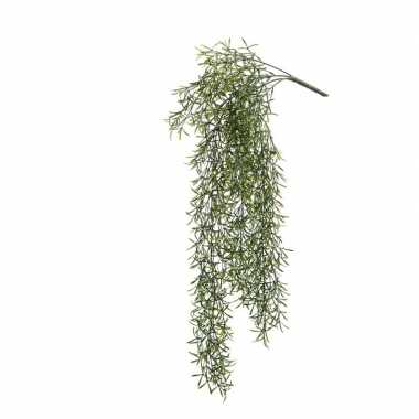 Kunstplant groene gras hangplant/tak 75 cm