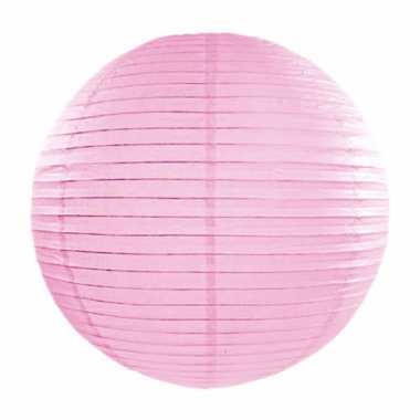 Lampion 35 cm licht roze