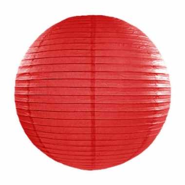 Lampion 35 cm rood