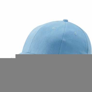 Lichtblauwe baseball cap voor volwassenen