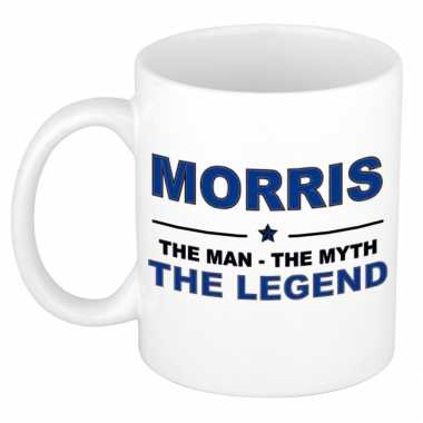 Morris the man the myth the legend collega kado mokken bekers 300 ml trend
