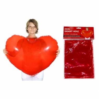 Opblaasbaar hart 100 cm