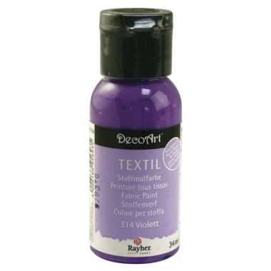 Paarse textielverf potje 34 ml
