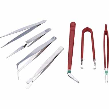 Pincetten set 7-delig