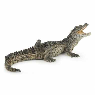 Plastic baby krokodil 10 cm