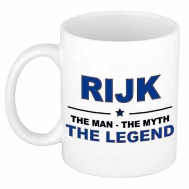 Rijk the man the myth the legend collega kado mokken bekers 300 ml trend