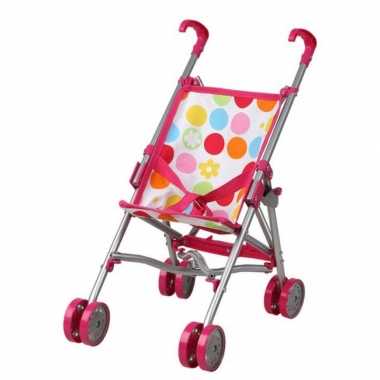 Roze poppenwagen speelgoed voor meisjes
