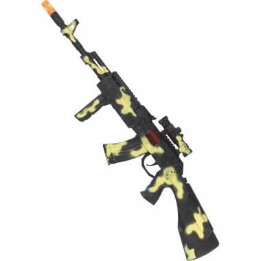 Speelgoed geweer met camouflage print