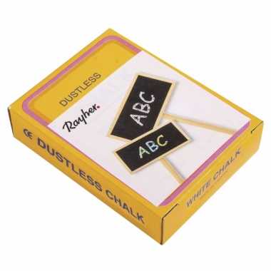 Speelgoed krijt wit 12 stuks