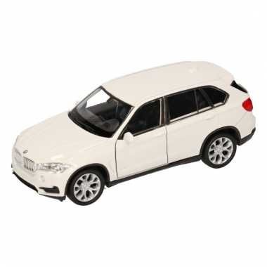 Speelgoed witte bmw x5 auto 1:36