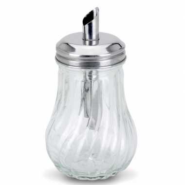 Suiker strooier glas 200 ml