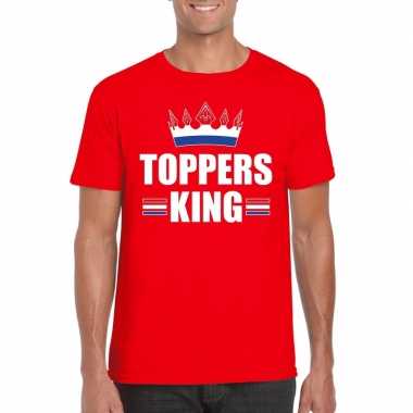 Toppers - toppers king t-shirt rood heren
