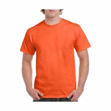 Voordelig oranje tshirt