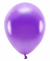 100x paarse ballonnen 26 cm eco biologisch afbreekbaar trend