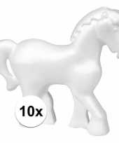 10x knutsel piepschuim paard 15 cm trend
