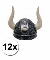 12 zilveren viking helmen voor volwassenen trend