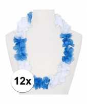 12x hawaii kransen wit blauw trend