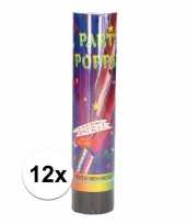 12x party poppers confetti 20 cm trend