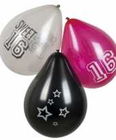 12x thema sweet 16 ballonnen trend