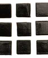 140 stuks vierkante mozaieksteentjes zwart 1 cm trend